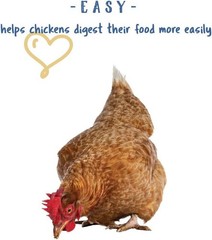 Chicken Grit with Probiotics – Crushed Granite Grit for Backyard Chickens, Su…