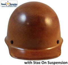 MSA Skullgard Cap Style with StazON Suspension – Natural Tan