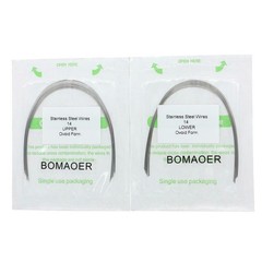 5 Packs Dental Orthodontic Staineless Steel Round Arch Wire Ovoid Form 012 Upper