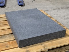 Black Granite Surface Inspection Plate 36 x 24 x 4 Grade B Scratch N Scuff