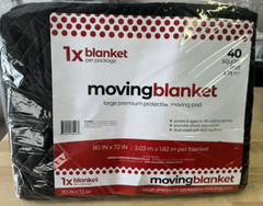 4 Heavy Duty Moving Packing Blankets Ultra Thick Pro 72″ x 80″ Furniture Pads