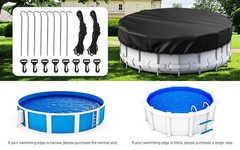 Easy to install and remove Round Pool Cover Ideal for Waterproof and Dustproof