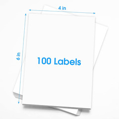 4X6 Inch Shipping Address Labels,For Inkjet or Laser Printer, USPS Postal Mailin