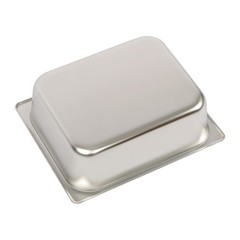 8 Pack 1/2 Size Hotel Pans Steam Table Pan 4″ Deep Stainless Steel with Lid
