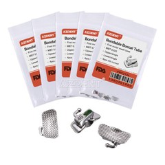 10Kits Dental Orthodontic Buccal Tubes 1st/2nd Molar Bondable Non-conv AZDENT