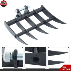 For Mini Excavator 1 Ton to 1.5 Ton Rake Attachment – High Compatibility