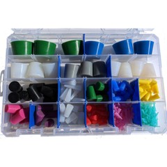 High Temperature Silicone Masking Plug Kit for Powder Coating and Paint