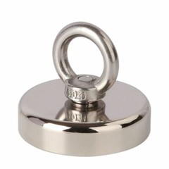 400 Lbs Fishing Magnet Kit Pull Force Strong Neodymium Rope Carabiner Hunting