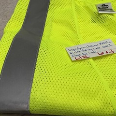 Ergodyne GloWear 8205Z High Visibility Sleeveless Safety Vest Size LIME LARGE XL