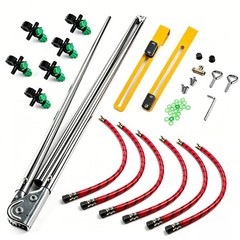 6 Nozzle Foldable Sprayer Boom Wide Spray For ATV UTV Agricultural Spraying