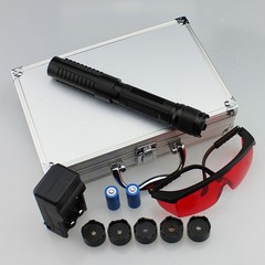 1mw Green Laser Pointer Pen Visible Beam Light Adjustable Focus Laser+Batty+Box