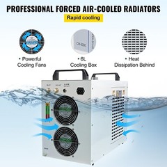 VEVOR Industrial Water Chiller for CO2 Laser Tube Engraver Cutters CW5200/CW3000