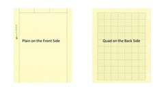 National Computation Pad 5 x 5 Quad Ruling and Unruled 8.5″ x 11″ 200 Sheets …