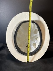 NEW NOS VTG SuperGlas FIBRE-METAL Safety Hard Rimmed Hat Cap Helmet White USA