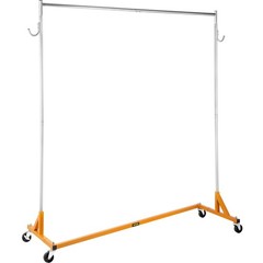 VEVOR Z-Truck Clothing Rack Rolling Garment Z Rack Lockable Casters Heavy-duty