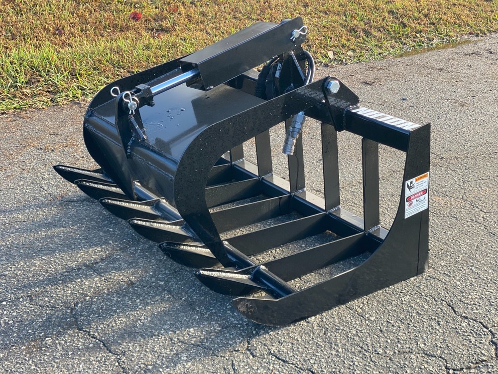 48″ Root Grapple Standard Skid Steer Quick Attach MADE IN USA