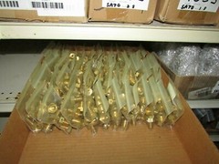 Lot 10 KDS Controls Brass Hex Probe Housing 1/4″ NPT x 1/8″ NPT Bushings Sensors