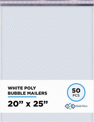 250 Pack USA Made Poly Bubble Mailers (#0) 6X10 Inches Shipping Padded Envelopes