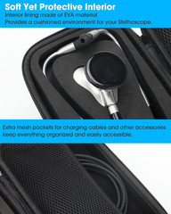 Hard Stethoscope Case Eko CORE 500 Digital Stethoscope