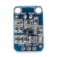 Electret Microphone Amplifier Component MAX4466 Adjustable Gain Fit