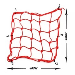 15″X15″ Small Elastic Cargo Bungee Net with 6 Hooks for Bike Bicycle Motorcycle