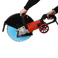 Electric Concrete Cutter Saw, Circular Saw with Saw Blade and Rolling Pulley HOT