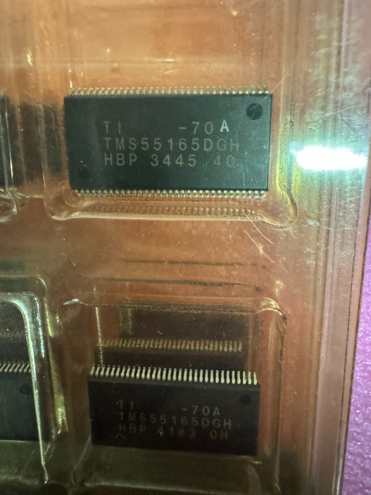 Vintage TI 256KX16 Video DRAM FP CMOS SOP-64 TMS55160DGH-60/70/80 (2pcs)