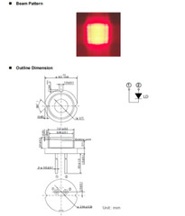 LT-LD-636-1550M-FS Multimode Laser Diode with 1.55W CW Output Power at 636nm