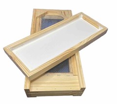 Pine 5 Frame Nuc IPM Screened Bottom Board with Corrugated Plastic in Wood Tray