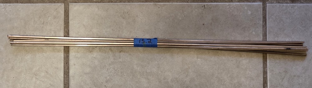 Sil Fos 15 15% Silver Brazing Alloy .125″ Square Rods 15.2 Oz NEW