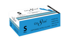 Crea8tion Small Nitrile Gloves 4 Mil Powder Free CASE OF 1000 GLOVES (10 Boxes)