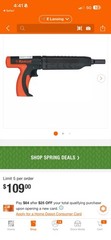 Ramset MasterShot 0.22 Caliber Powder Actuated Tool
