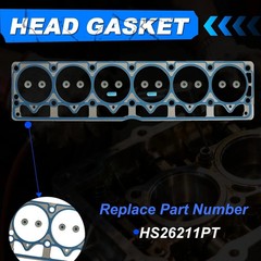 4.0 Full Head Gasket Set w/Cylinder Head Bolts Fit for Jeep Wrangler Grand Ch…
