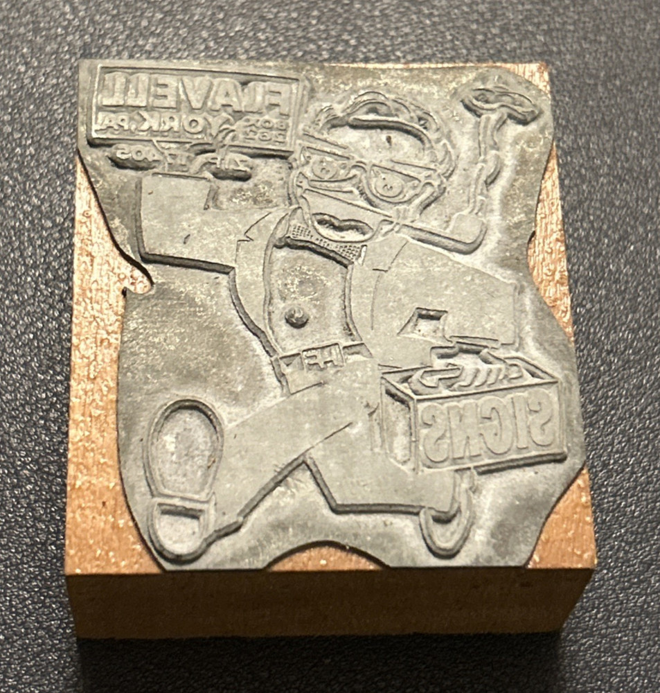 Flavell Signs York PA – great art | Vintage letterpress printing block