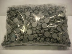 1,000 Pc Gray West Brand Rubber 20mm Serum Stoppers Lot Snap On S-127 1F
