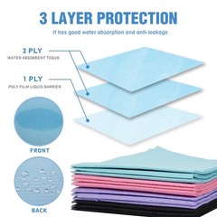 Blue Disposable Dental Bibs 3-Ply Medical Tattoo Towel 13″x18″-Up to 2000
