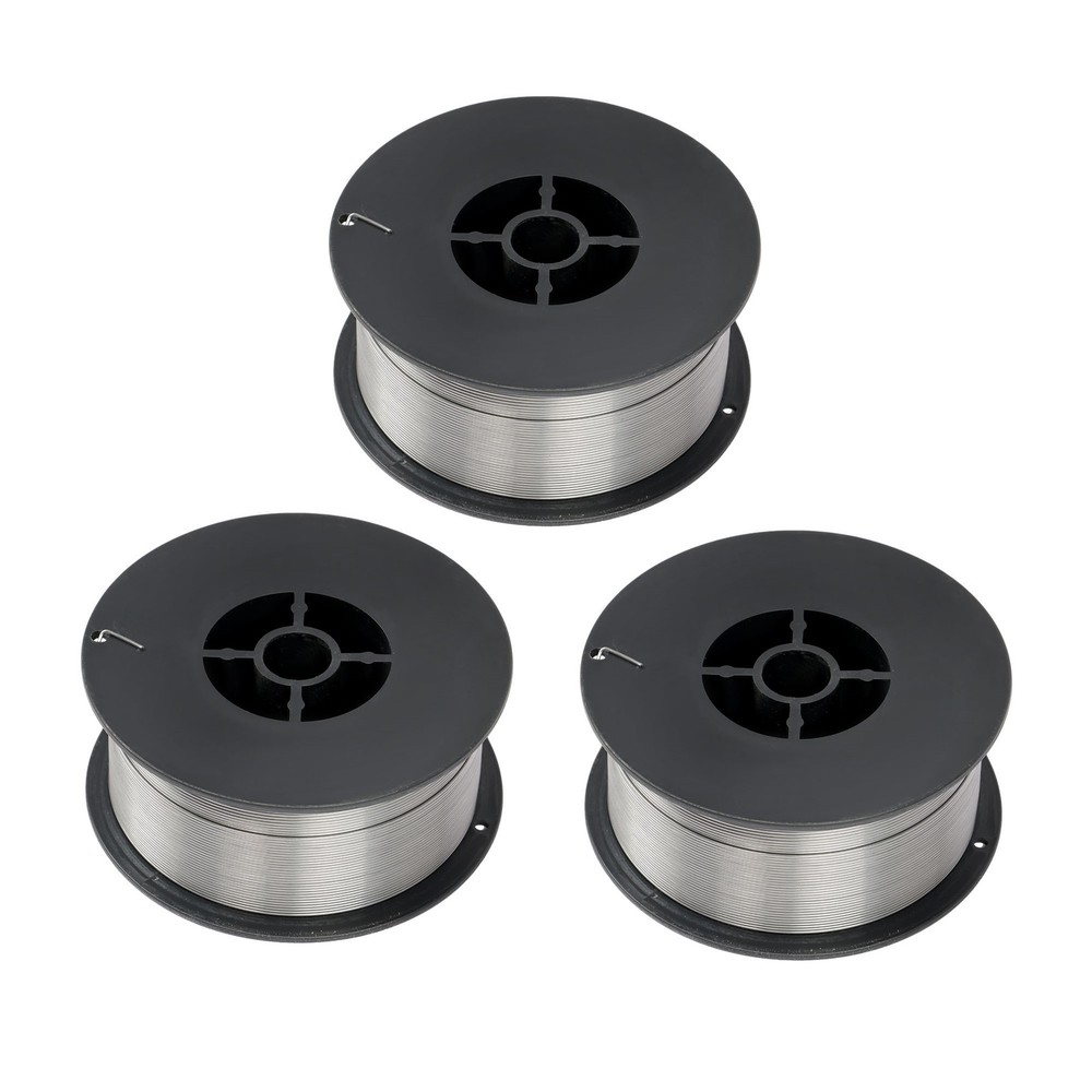(3 x 2-Lb Spools)E71T-GS .035″ Flux Core Welding Wire – Gasless Mild Steel MIG