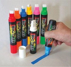 The Big Glass Marker Washable YELLOW Writer – Automotive Car Paint Pen – 3 Count