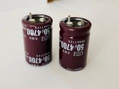 4700uF 50V Electrolytic Capacitors 50V 4700uF Volume 22×35 mm 2x and 5x Quantity