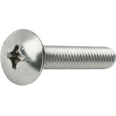 10-24 Phillips Truss Head Machine Screws Stainless Steel Wide All Lengths