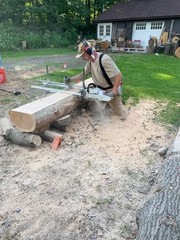 Portable Chainsaw mill 24 Inches Planking Milling Bar Size 14 Inches to 24 In…