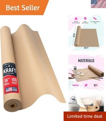 Large Brown Kraft Paper Roll – 36″ x 1200″ 100 ft