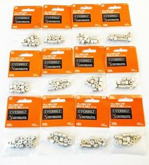 168pcs EVERBILT 1/8″ ALUMINUM CABLE STOPS SLEEVES SWAGE WIRE ROPE CABLE 965081