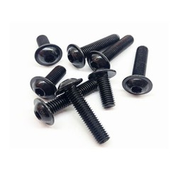 M3 M4 M5 M6 M8 M10 Black Steel Hex Socket Bolt Button Flanged Washer Head Screws