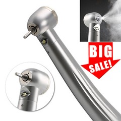Dental Fiber Optic E-generator LED High Speed Handpiece Push Turbine 4 HOLES
