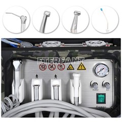 Dental Delivery Unit Bag Portable Air Compressor Suction System 4 Holes BD-401