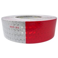 Conspicuity Tape DOT-C2 Reflective Truck Trailer Safety Red White: 1″/2″/3″ Wide