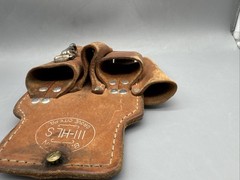 Bashlin 111-HLS LEATHER TOOL HOLDER BELT MOUNTED HIGH LINE ELECTRICAL TOOLS