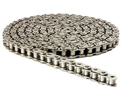 Jeremywell #40NP Nickel Plated Roller Chain 10 Feet with 2 Connecting Links