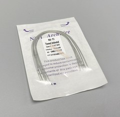 Dental Ortho Arch Wire Thermal Activated Niti Round Rectangular Natural Form